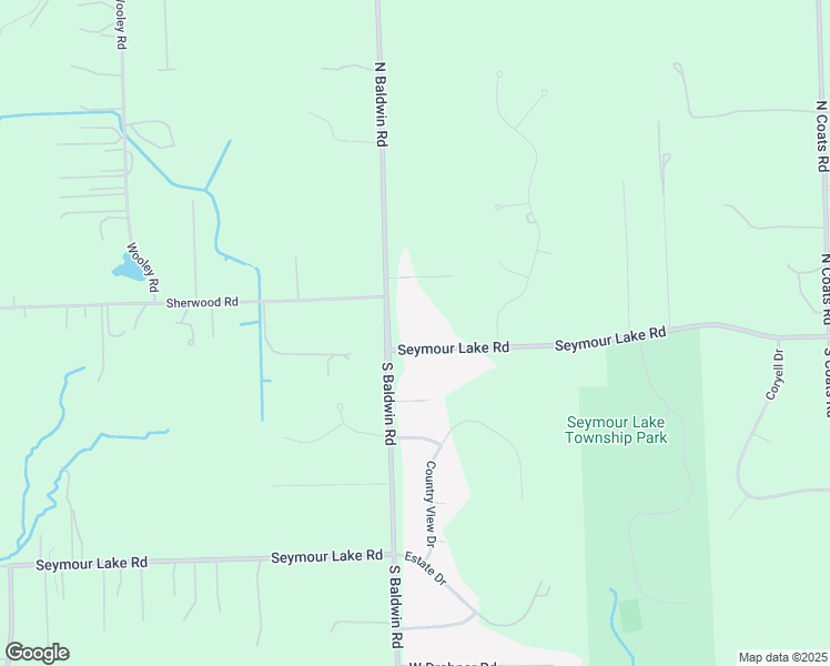 map of restaurants, bars, coffee shops, grocery stores, and more near 3170 Seymour Lake Road in Oakland County