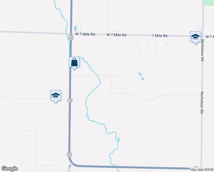 map of restaurants, bars, coffee shops, grocery stores, and more near 7604 Tree View Lane in Caledonia