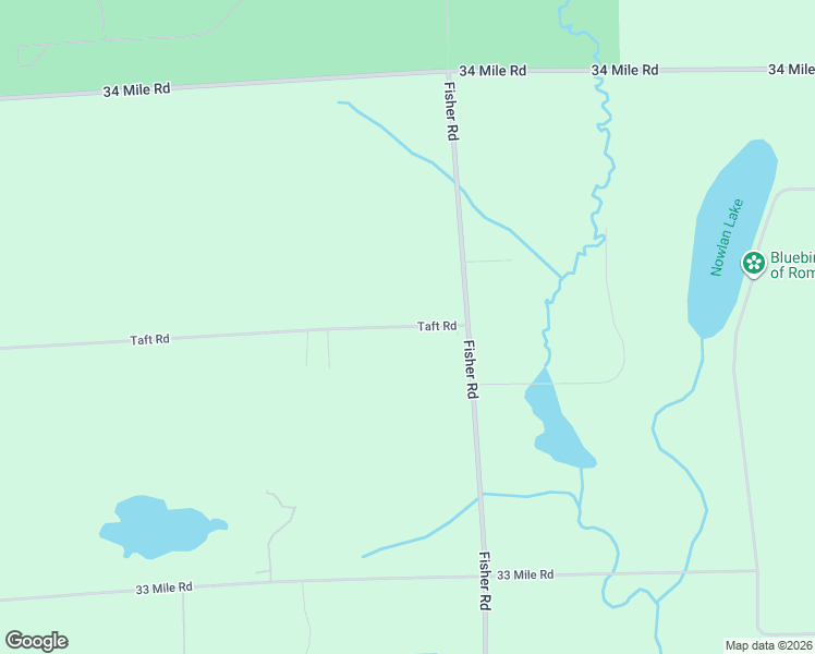 map of restaurants, bars, coffee shops, grocery stores, and more near 4080 Taft Road in Macomb County