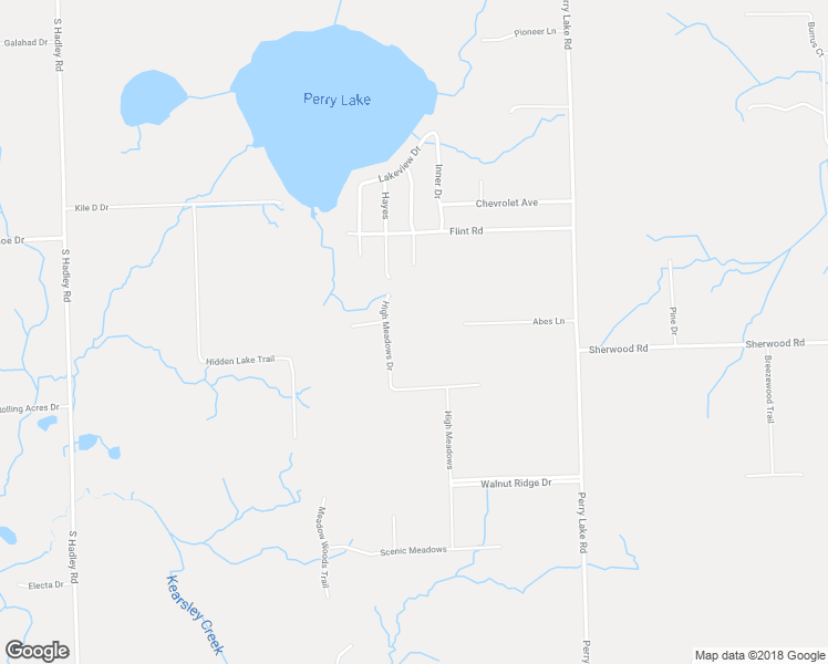 map of restaurants, bars, coffee shops, grocery stores, and more near 2255 High Meadows Drive in Brandon Township