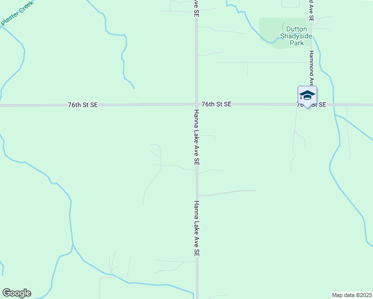 map of restaurants, bars, coffee shops, grocery stores, and more near 7761 Hanna Lake Avenue Southeast in Caledonia