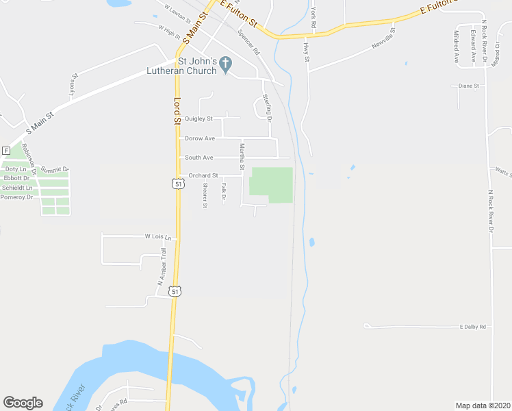 map of restaurants, bars, coffee shops, grocery stores, and more near 554 Lorraine Drive in Edgerton
