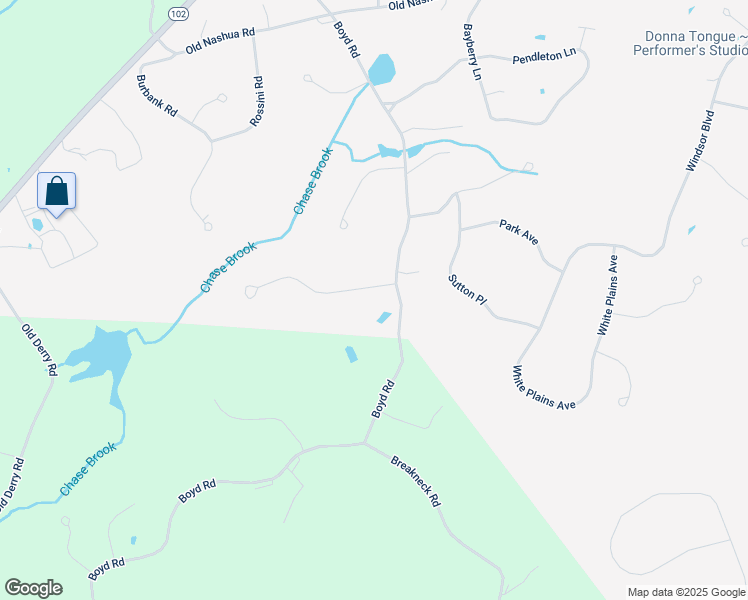 map of restaurants, bars, coffee shops, grocery stores, and more near 3 Ridgemont Drive in Londonderry