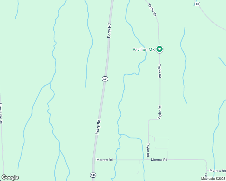 map of restaurants, bars, coffee shops, grocery stores, and more near 1163 New York 246 in Pavilion
