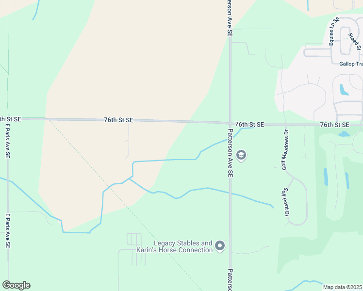 map of restaurants, bars, coffee shops, grocery stores, and more near 4644 76th Street Southeast in Caledonia