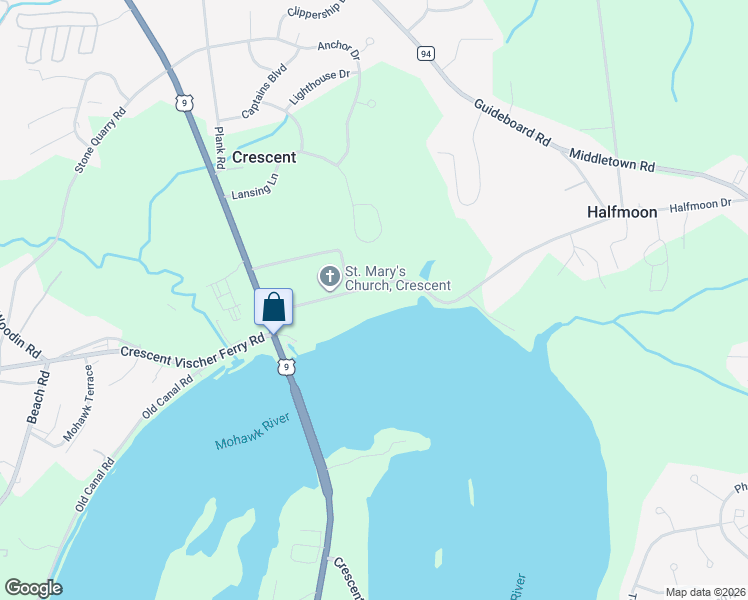 map of restaurants, bars, coffee shops, grocery stores, and more near 72 Church Hill Road in Waterford