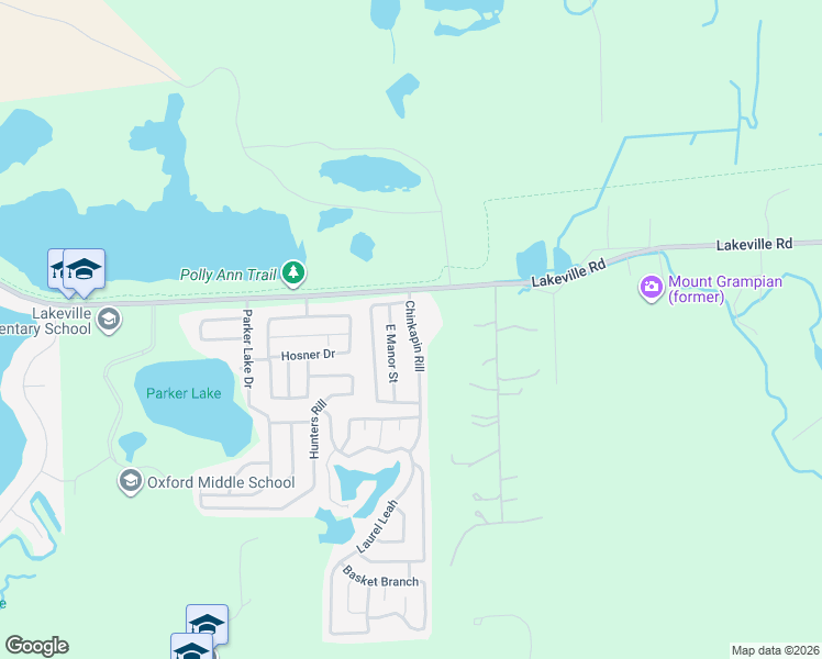 map of restaurants, bars, coffee shops, grocery stores, and more near 81 East Manor Street in Oakland County