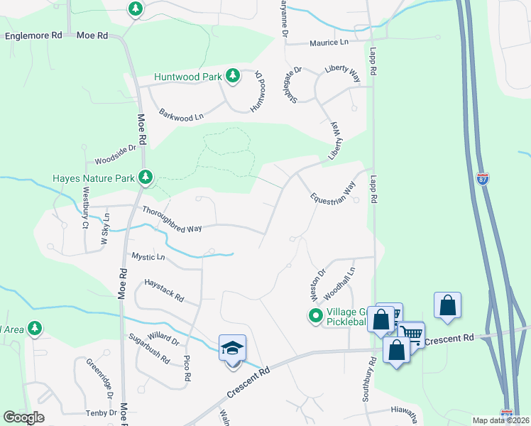 map of restaurants, bars, coffee shops, grocery stores, and more near 2 Morgan Court in Saratoga County