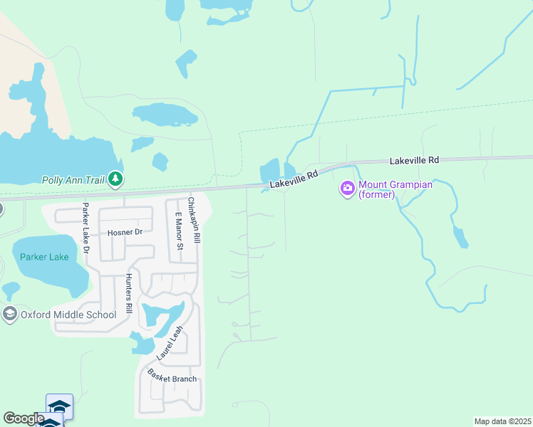 map of restaurants, bars, coffee shops, grocery stores, and more near 25 Grampian Drive in Oakland County
