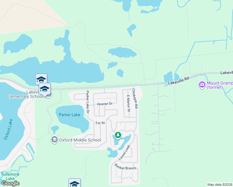 map of restaurants, bars, coffee shops, grocery stores, and more near 58 Dunlap Circle in Oxford Charter Township