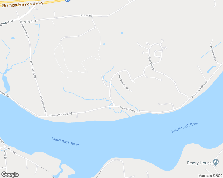 map of restaurants, bars, coffee shops, grocery stores, and more near 42 Bartletts Reach in Amesbury