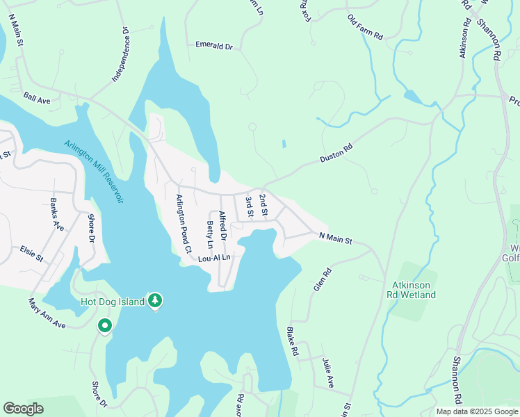 map of restaurants, bars, coffee shops, grocery stores, and more near 30 Sandy Beach Road in Salem