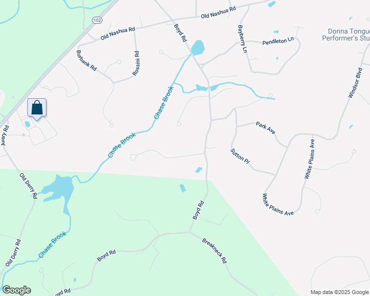 map of restaurants, bars, coffee shops, grocery stores, and more near 3 Ridgemont Drive in Londonderry