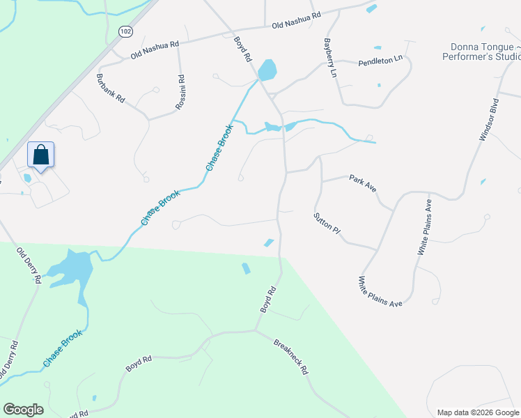 map of restaurants, bars, coffee shops, grocery stores, and more near 3 Ridgemont Drive in Londonderry