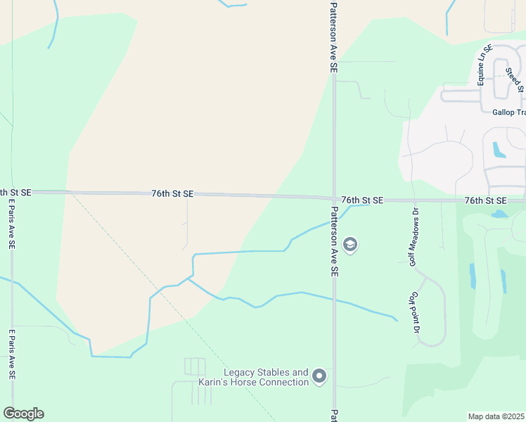 map of restaurants, bars, coffee shops, grocery stores, and more near 4644 76th Street Southeast in Caledonia