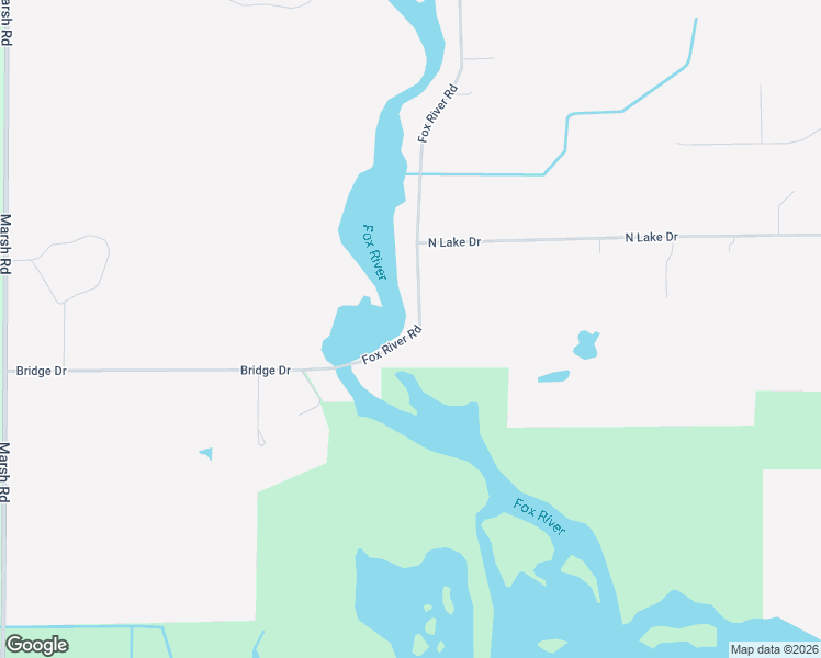 map of restaurants, bars, coffee shops, grocery stores, and more near 7810 Fox River Road in Waterford