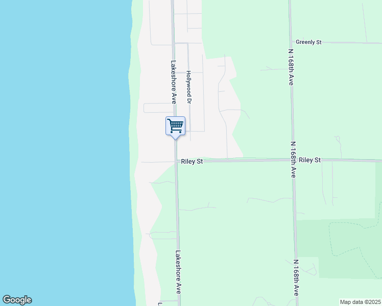 map of restaurants, bars, coffee shops, grocery stores, and more near 17161 Riley Street in Holland