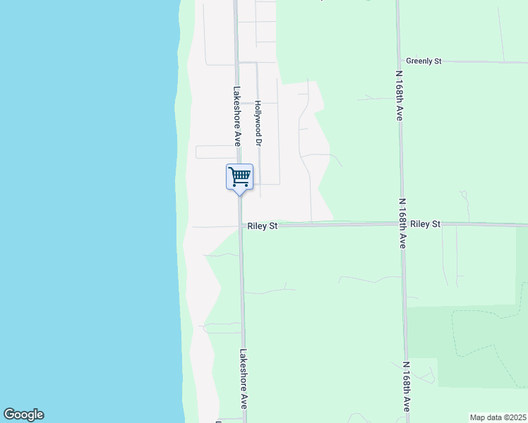 map of restaurants, bars, coffee shops, grocery stores, and more near 17161 Riley Street in Holland