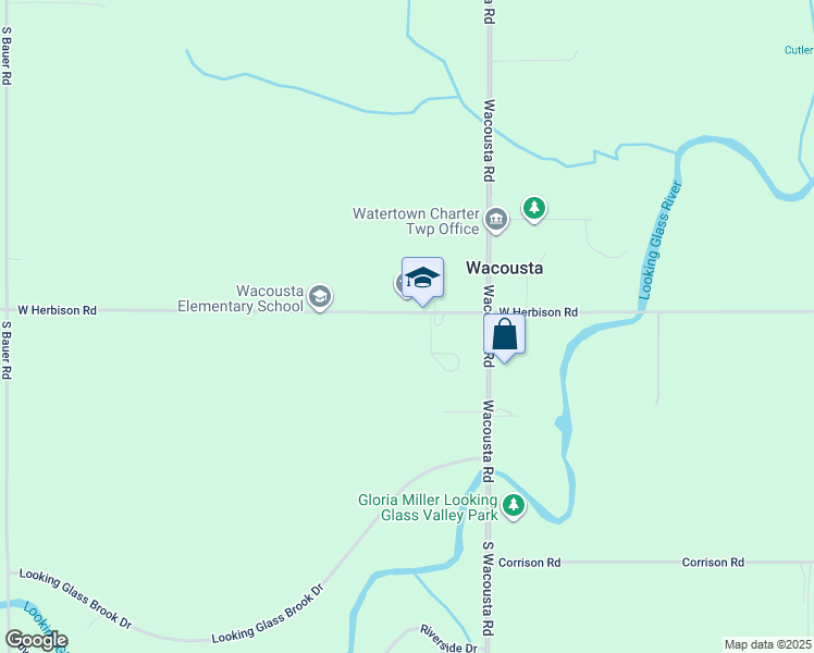 map of restaurants, bars, coffee shops, grocery stores, and more near 9135 West Herbison Road in Eagle