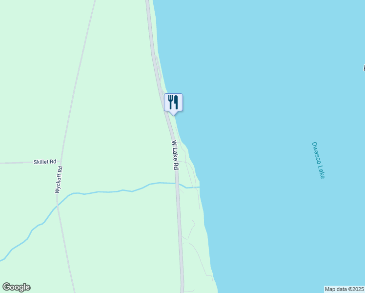 map of restaurants, bars, coffee shops, grocery stores, and more near 88 Fire Lane 26 in Cayuga County