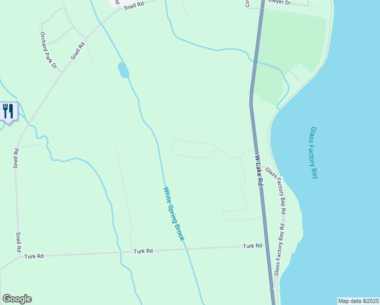 map of restaurants, bars, coffee shops, grocery stores, and more near 63 Bay Heights Circle in Geneva