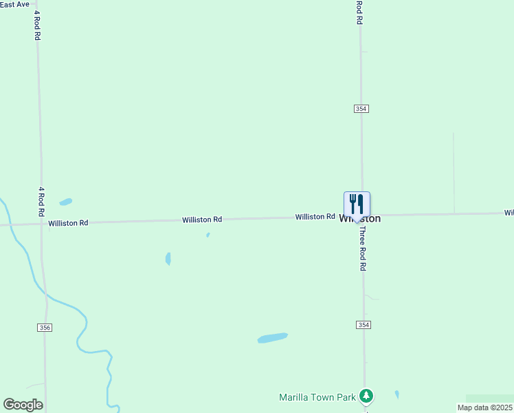map of restaurants, bars, coffee shops, grocery stores, and more near 12450 Williston Road in Alden