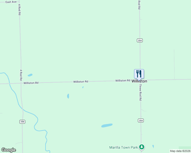 map of restaurants, bars, coffee shops, grocery stores, and more near 12450 Williston Road in Alden