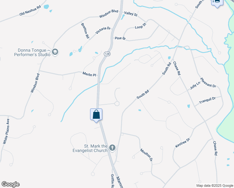 map of restaurants, bars, coffee shops, grocery stores, and more near 16 Olde Country Village Road in Londonderry
