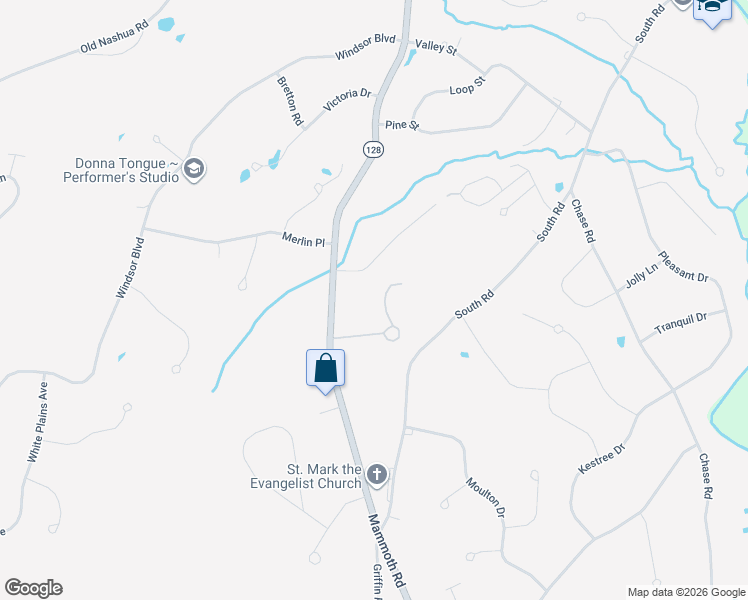map of restaurants, bars, coffee shops, grocery stores, and more near 52 Olde Country Village Road in Londonderry