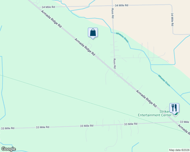 map of restaurants, bars, coffee shops, grocery stores, and more near 29880 Armada Ridge Road in Richmond