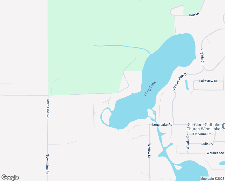 map of restaurants, bars, coffee shops, grocery stores, and more near 27501 N Lake Dr in Waterford