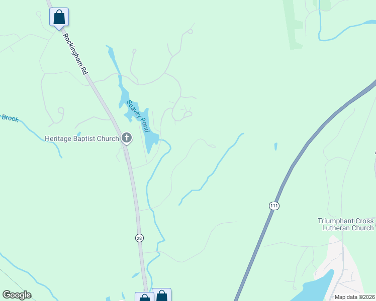 map of restaurants, bars, coffee shops, grocery stores, and more near 32 Trails Edge Road in Windham