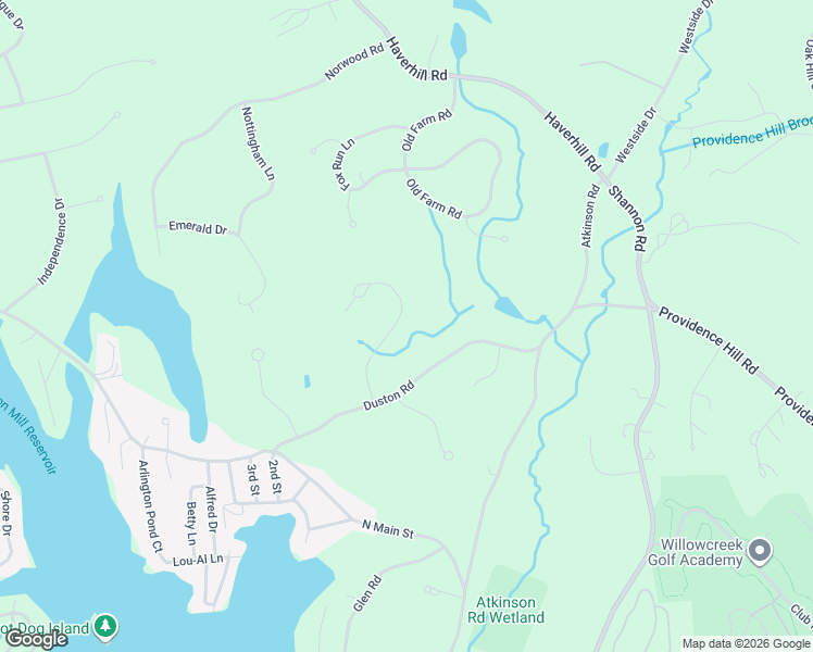map of restaurants, bars, coffee shops, grocery stores, and more near 37 Duston Road South in Salem