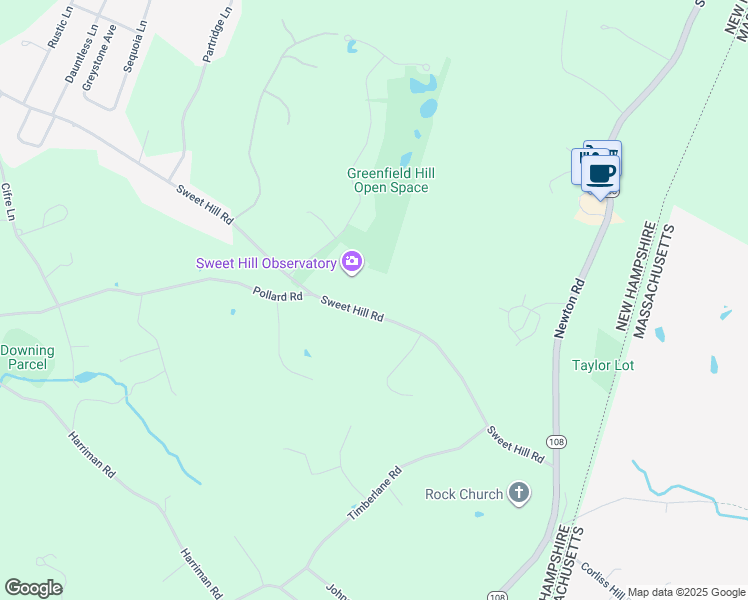 map of restaurants, bars, coffee shops, grocery stores, and more near 86 Sweet Hill Road in Plaistow