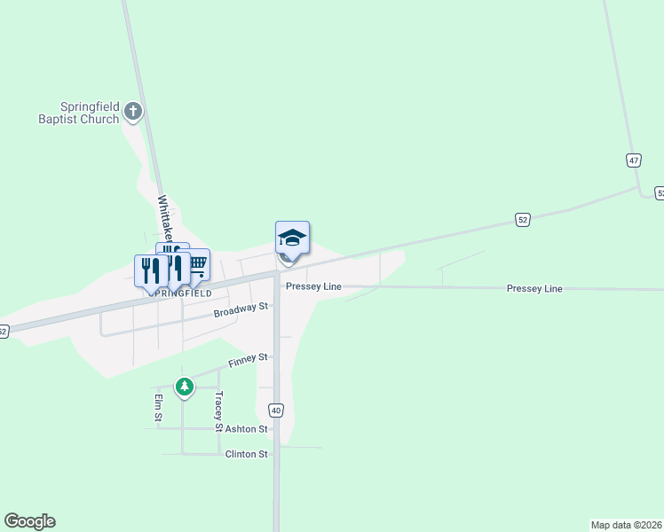 map of restaurants, bars, coffee shops, grocery stores, and more near 51403 Ron McNeil Line in Malahide