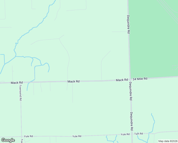 map of restaurants, bars, coffee shops, grocery stores, and more near 1567 Mack Road in Leonard