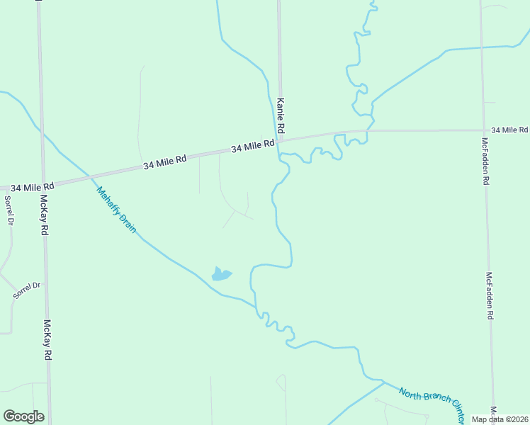 map of restaurants, bars, coffee shops, grocery stores, and more near 72742 Pintail Court in Macomb County