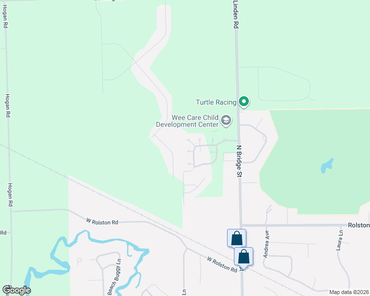 map of restaurants, bars, coffee shops, grocery stores, and more near 13312 Blue Spruce Court in Linden