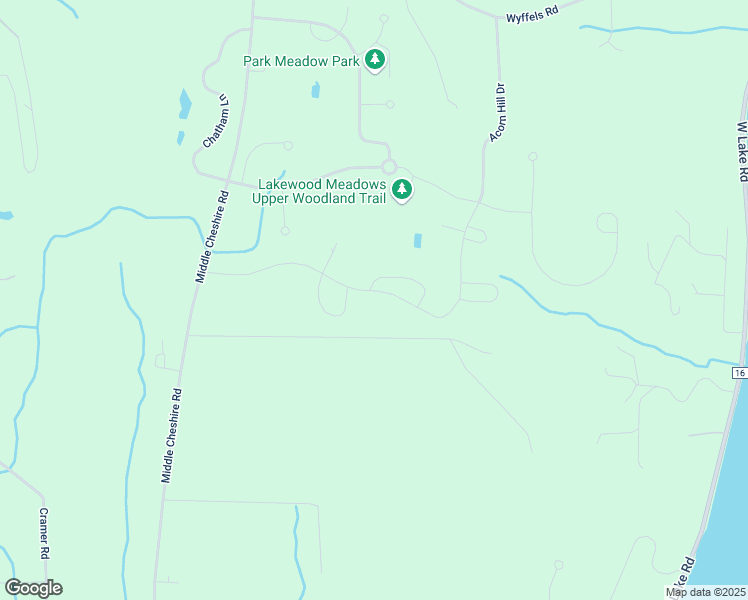 map of restaurants, bars, coffee shops, grocery stores, and more near 4063 Saint James Parkway in Canandaigua