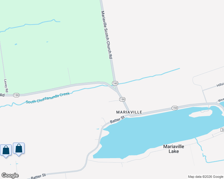 map of restaurants, bars, coffee shops, grocery stores, and more near 9105 Mariaville Road in Pattersonville