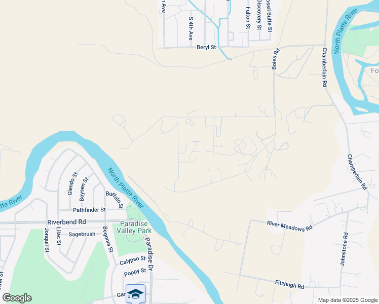 map of restaurants, bars, coffee shops, grocery stores, and more near 4570 Sam Howell Road in Casper