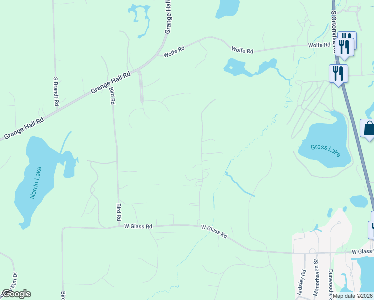 map of restaurants, bars, coffee shops, grocery stores, and more near 1200 Merkle Road in Oakland County