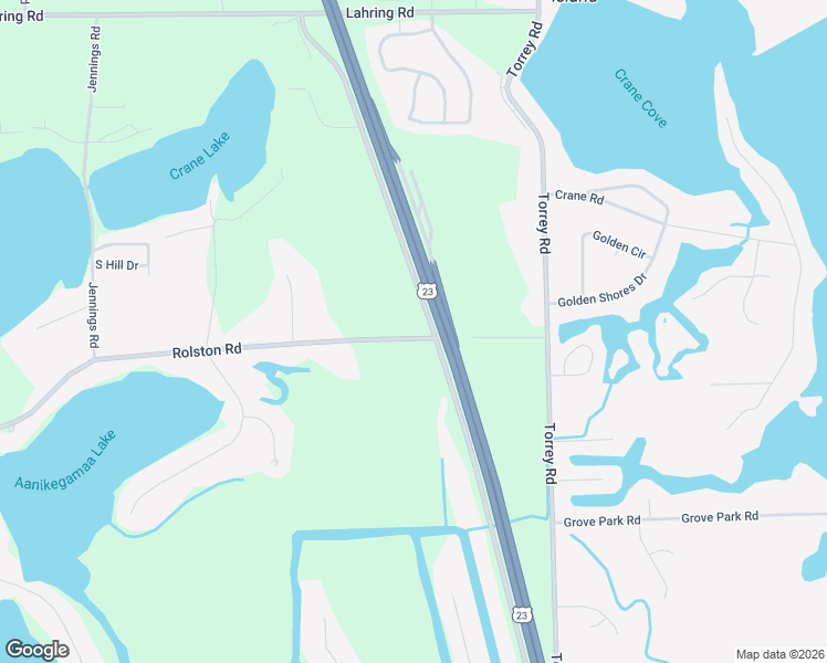 map of restaurants, bars, coffee shops, grocery stores, and more near 3138 Rolston Road in Fenton