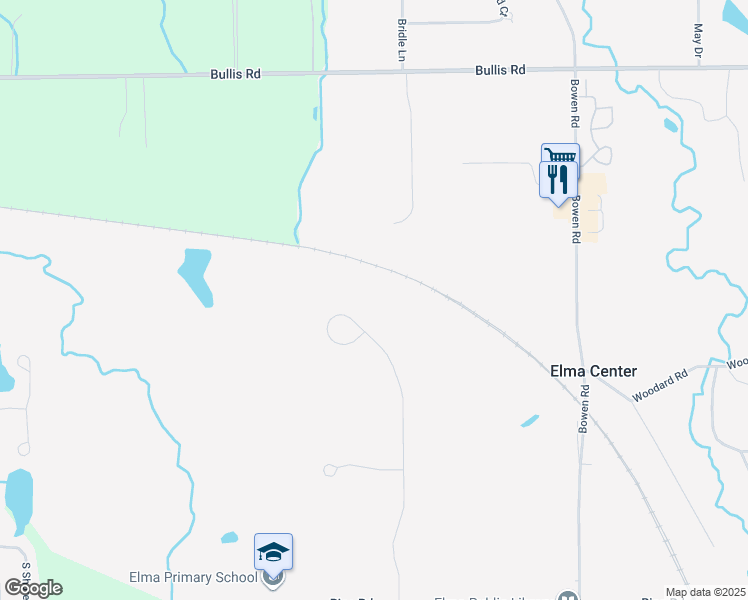 map of restaurants, bars, coffee shops, grocery stores, and more near in Erie County