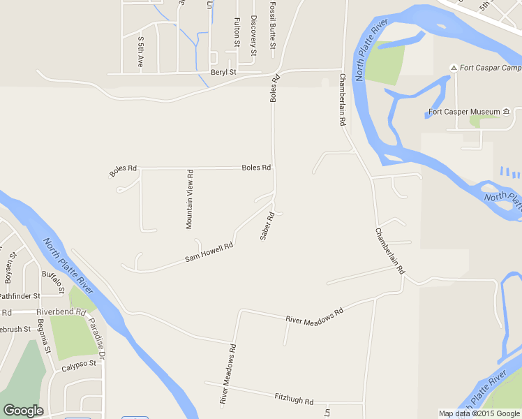 map of restaurants, bars, coffee shops, grocery stores, and more near 4570 Sam Howell Road in Casper