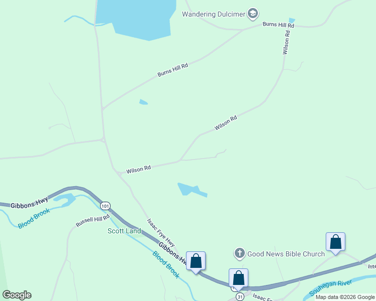 map of restaurants, bars, coffee shops, grocery stores, and more near 200 Wilson Rd in Wilton
