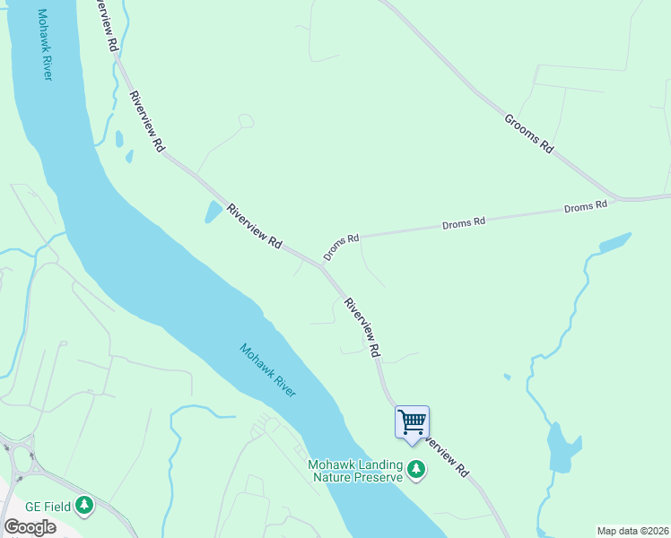 map of restaurants, bars, coffee shops, grocery stores, and more near 707 Riverview Road in Rexford