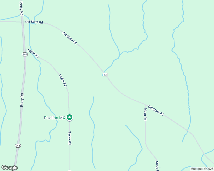 map of restaurants, bars, coffee shops, grocery stores, and more near in Pavilion