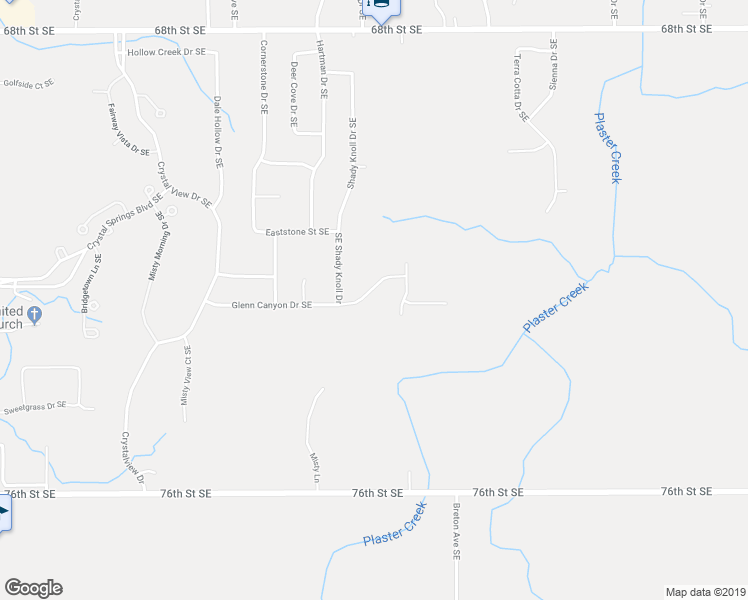 map of restaurants, bars, coffee shops, grocery stores, and more near 2250 Glenn Canyon Drive Southeast in Caledonia