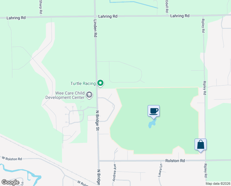 map of restaurants, bars, coffee shops, grocery stores, and more near 1424 Par Court in Linden